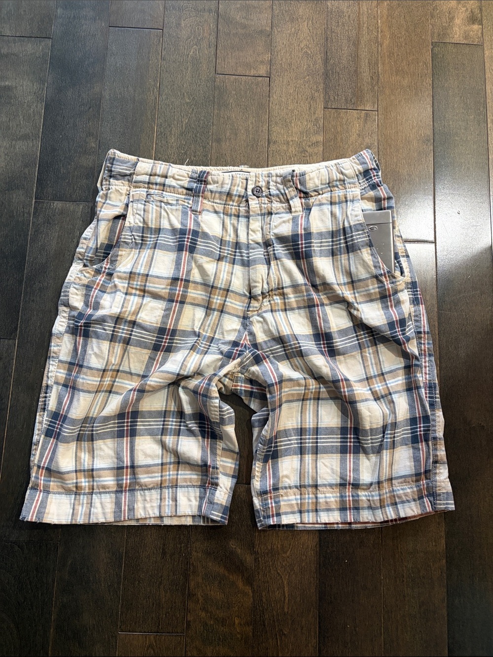 90s campus crew Plaid Shorts